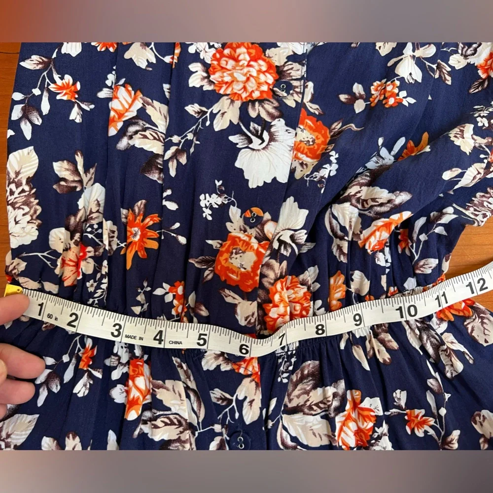 ModCloth Floral Romper by Sunny Girl size Large - Picture 4 of 5